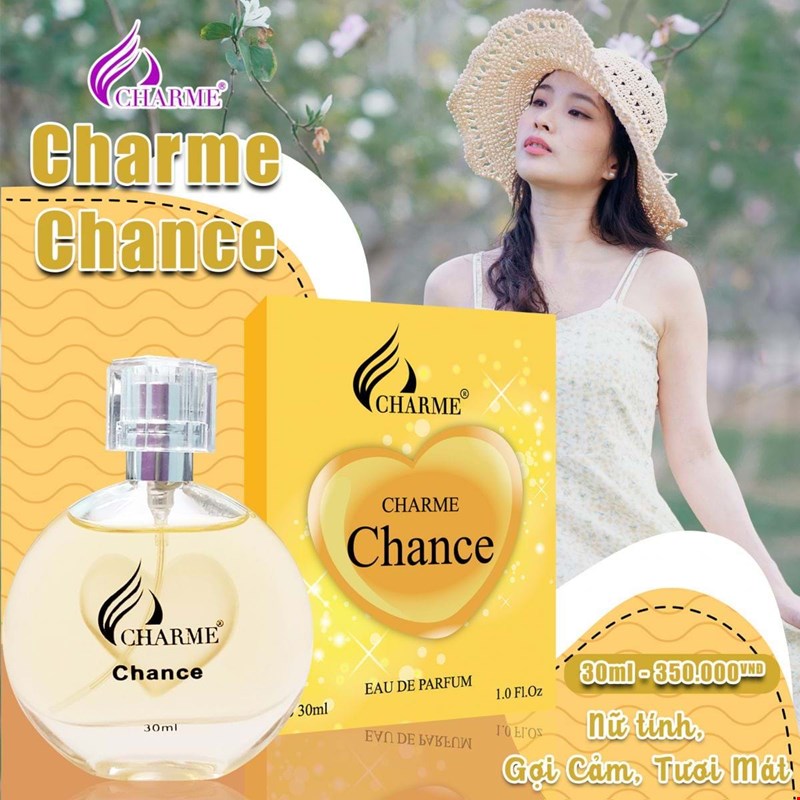 ĐIỂM DANH NHỮNG MẪU NƯỚC HOA NỮ CHARME DÀNH CHO TEAM