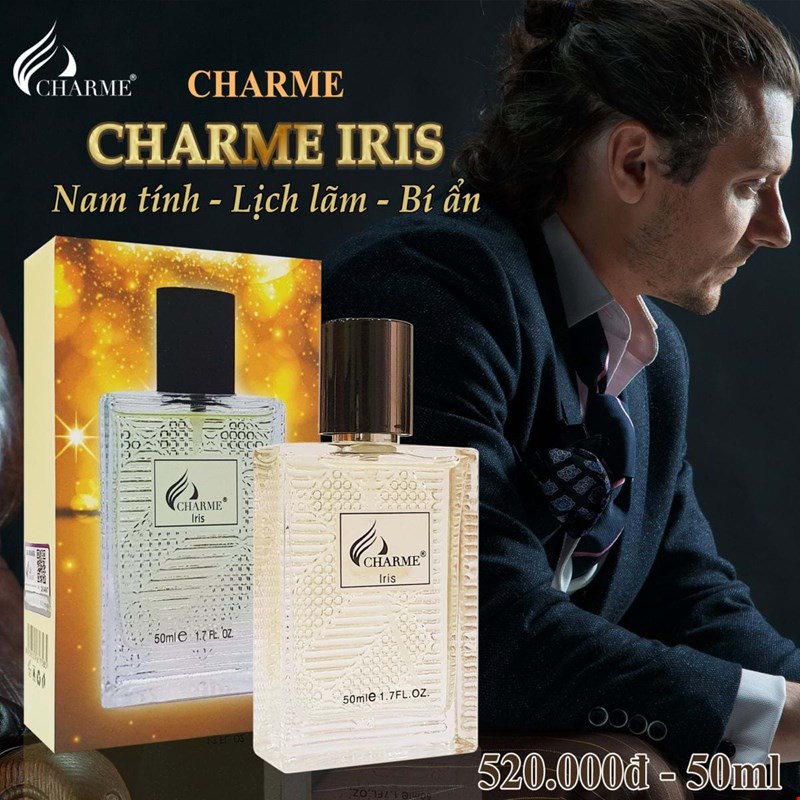 Charme Iris đẹp với hương gỗ thơm đơn giản mà ấm áp đến lạ.